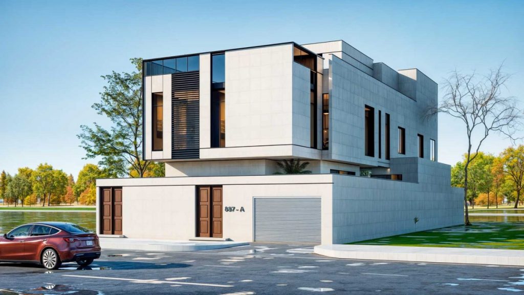 تصميم واجهة فيلا حديثة